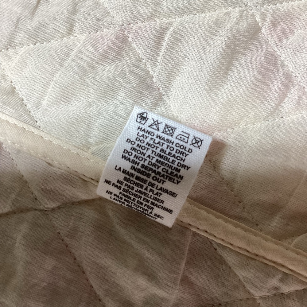 Anthropologie dRA Floral quilted Pink and Cream Women's Jacket - Picture 12 of 15